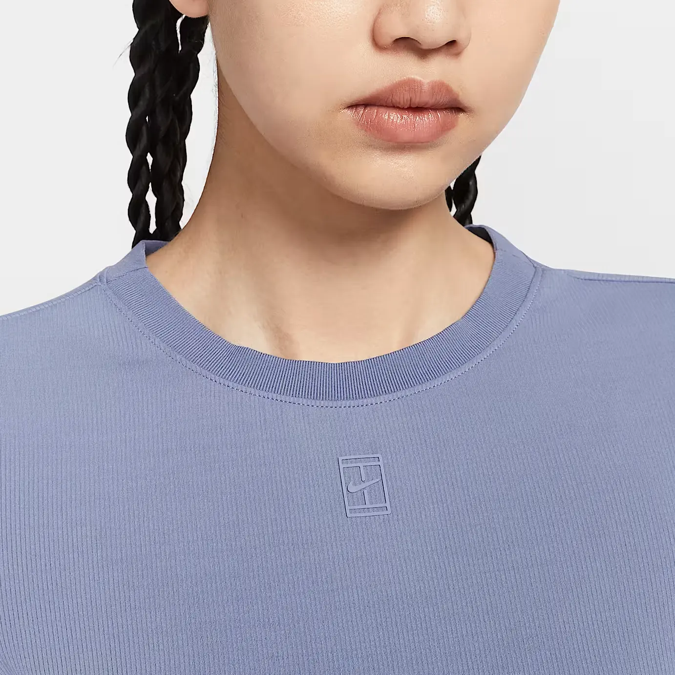 Футболка для тенниса Court Advantage Dri FIT женская Nike, синий — фото 4