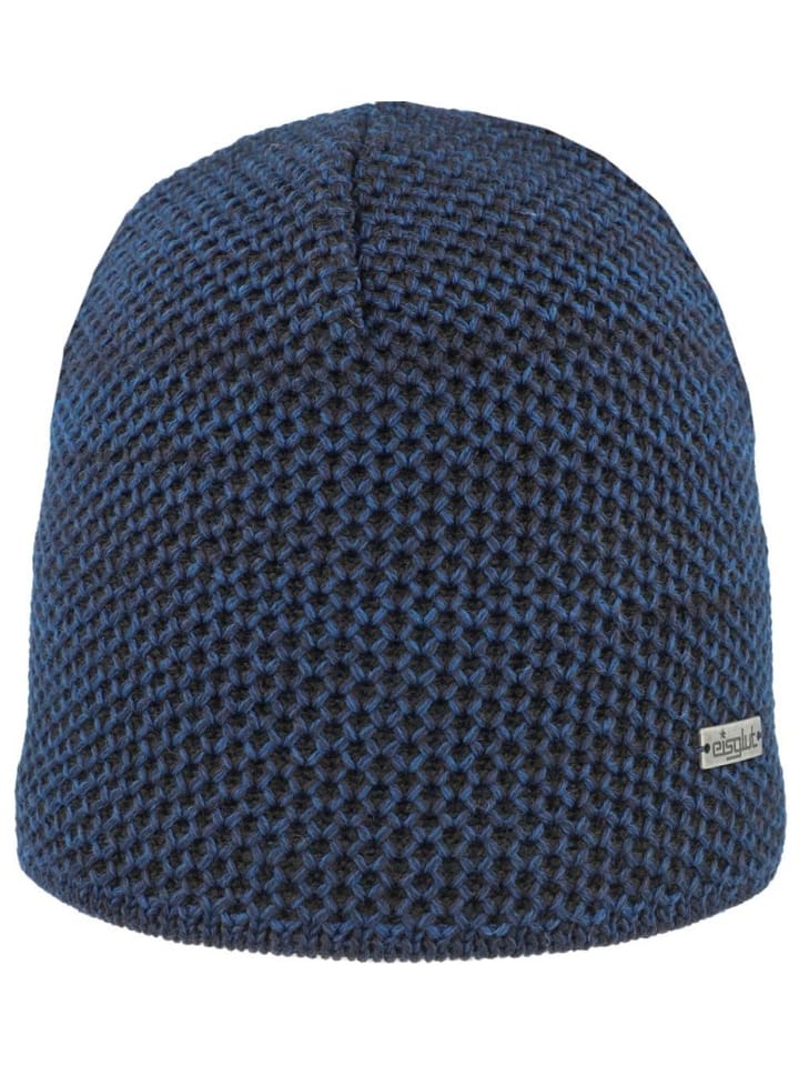 

вязаная шапка синего цвета Eisglut