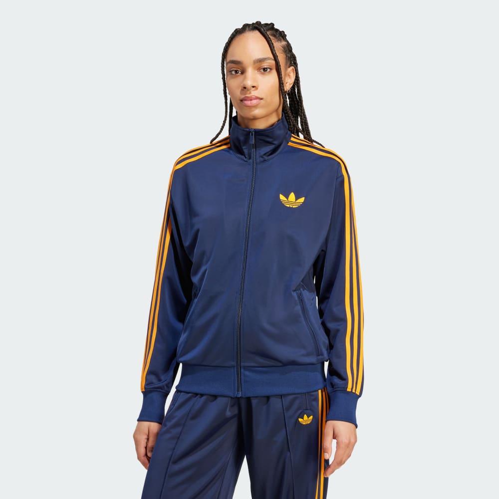 

Спортивный костюм Adidas Adicolor Classic Firebird Loose Track Top, цвет Night Indigo/Crew Orange