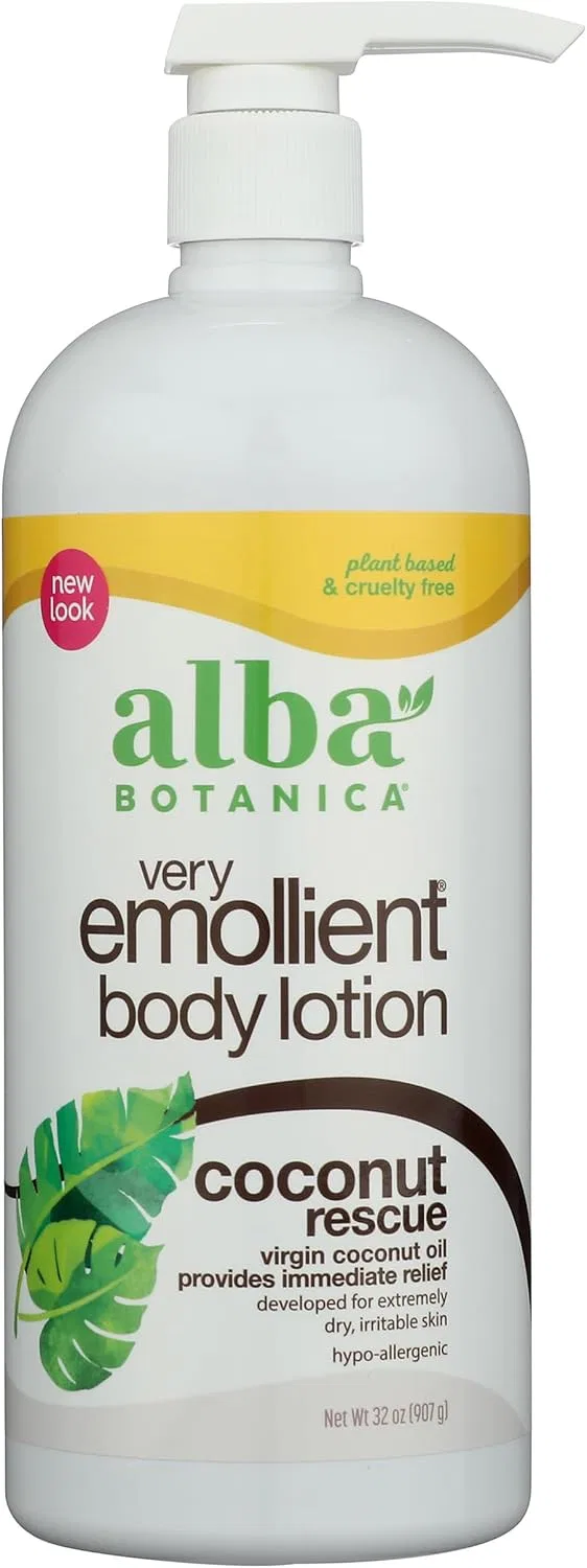 Лосьон для тела Very Emollient Coconut Rescue Alba Botanica 32 oz