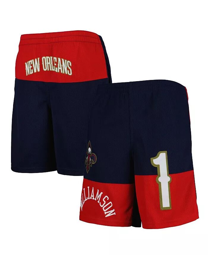 

Юноши Zion Williamson Navy New Orleans Pelicans Pandemonium Имя и номер шорты Outerstuff