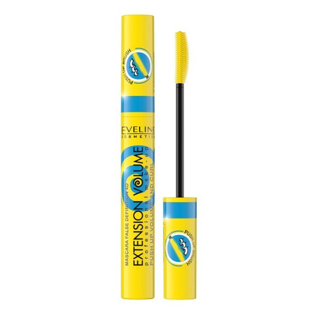 

Тушь для ресниц Push Up Volume и Curl Eveline, 10 мл
