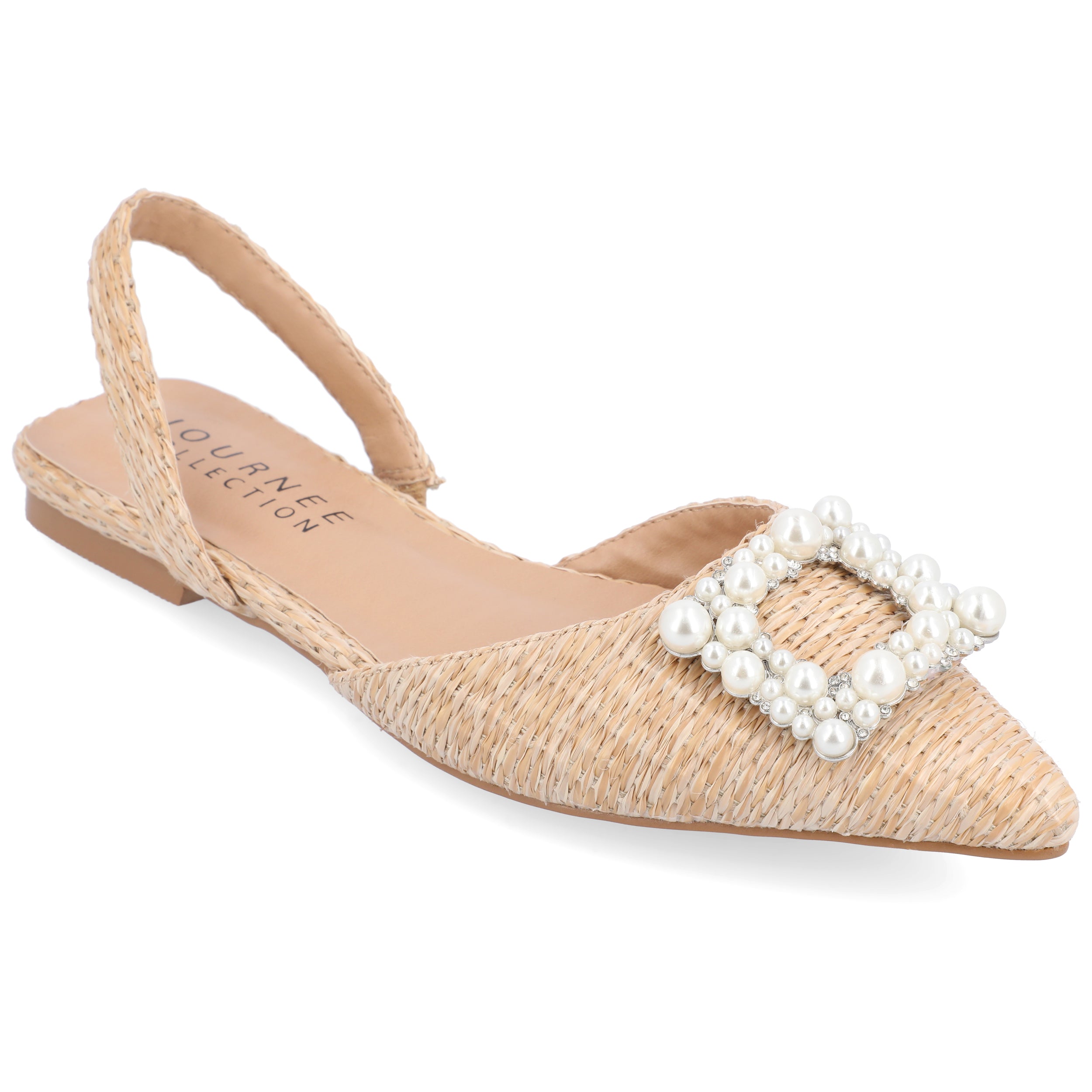 Женские балетки Journee Hannae Journee Collection, цвет natural