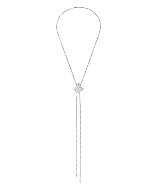 

Ожерелье-Боло Pave Shine Ettika, silver