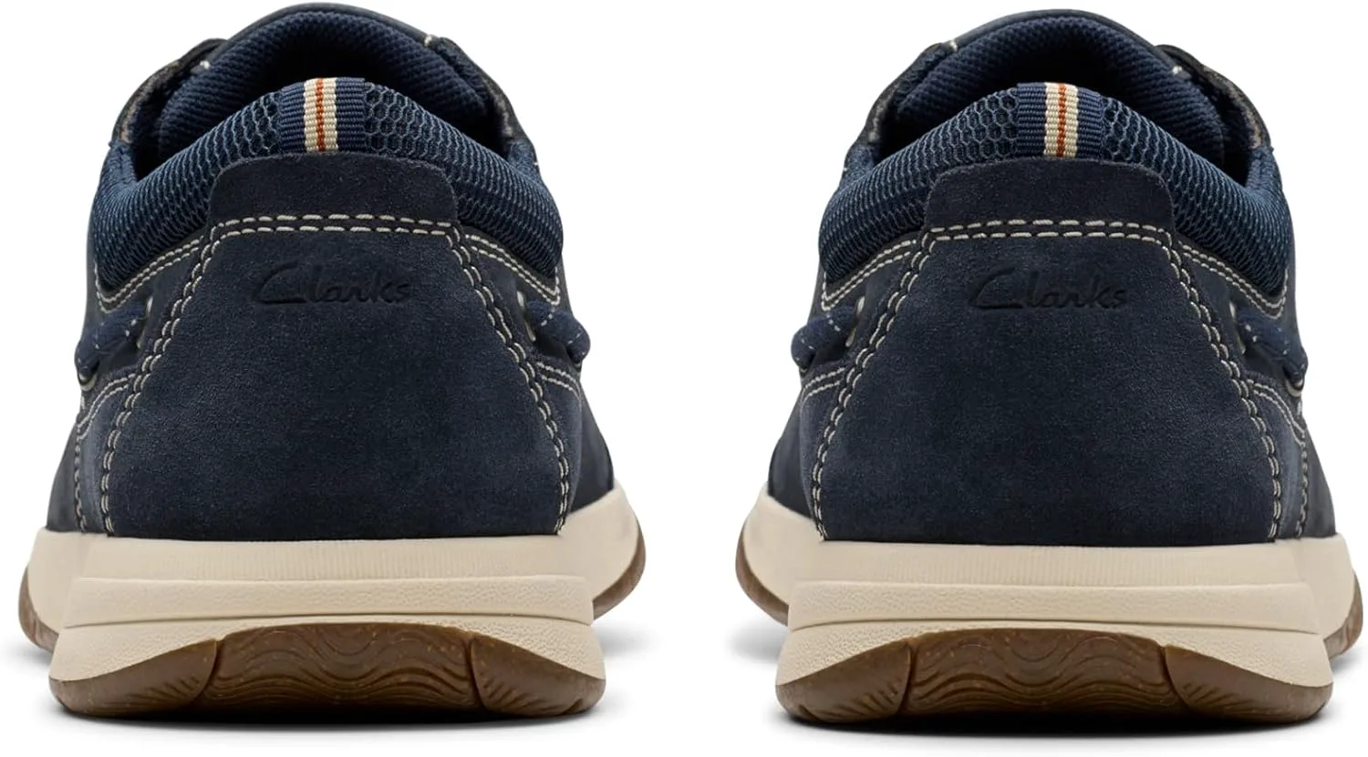 Мужские лоферы Clarks Sailview с шнуровкой, темно-синий — фото 4