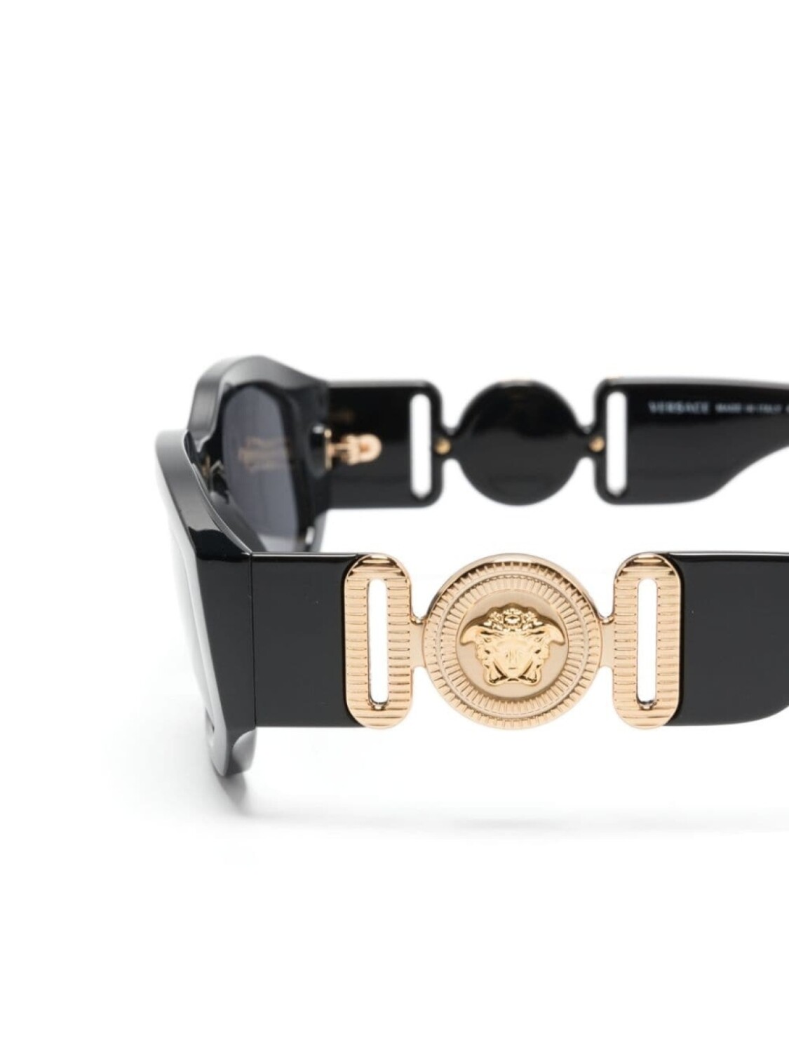 Солнцезащитные очки Medusa Biggie в геометричной оправе Versace Eyewear, черный — фото 3