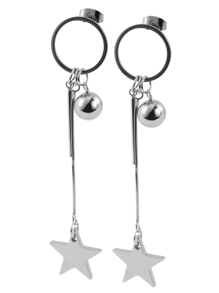 

Adeliás Женские серьги - серьги из нержавеющей стали серебристого цвета