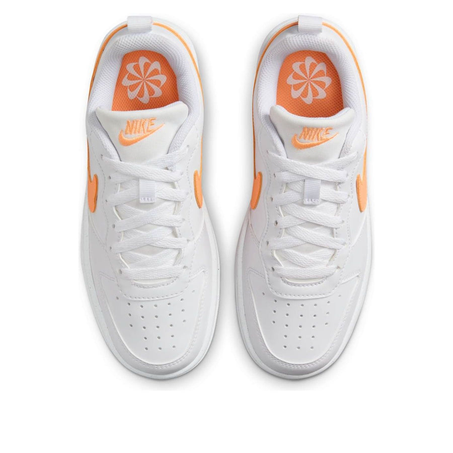 Кроссовки (GS) Nike Court Borough Low Recraft 'White Peach Cream', белый — фото 4