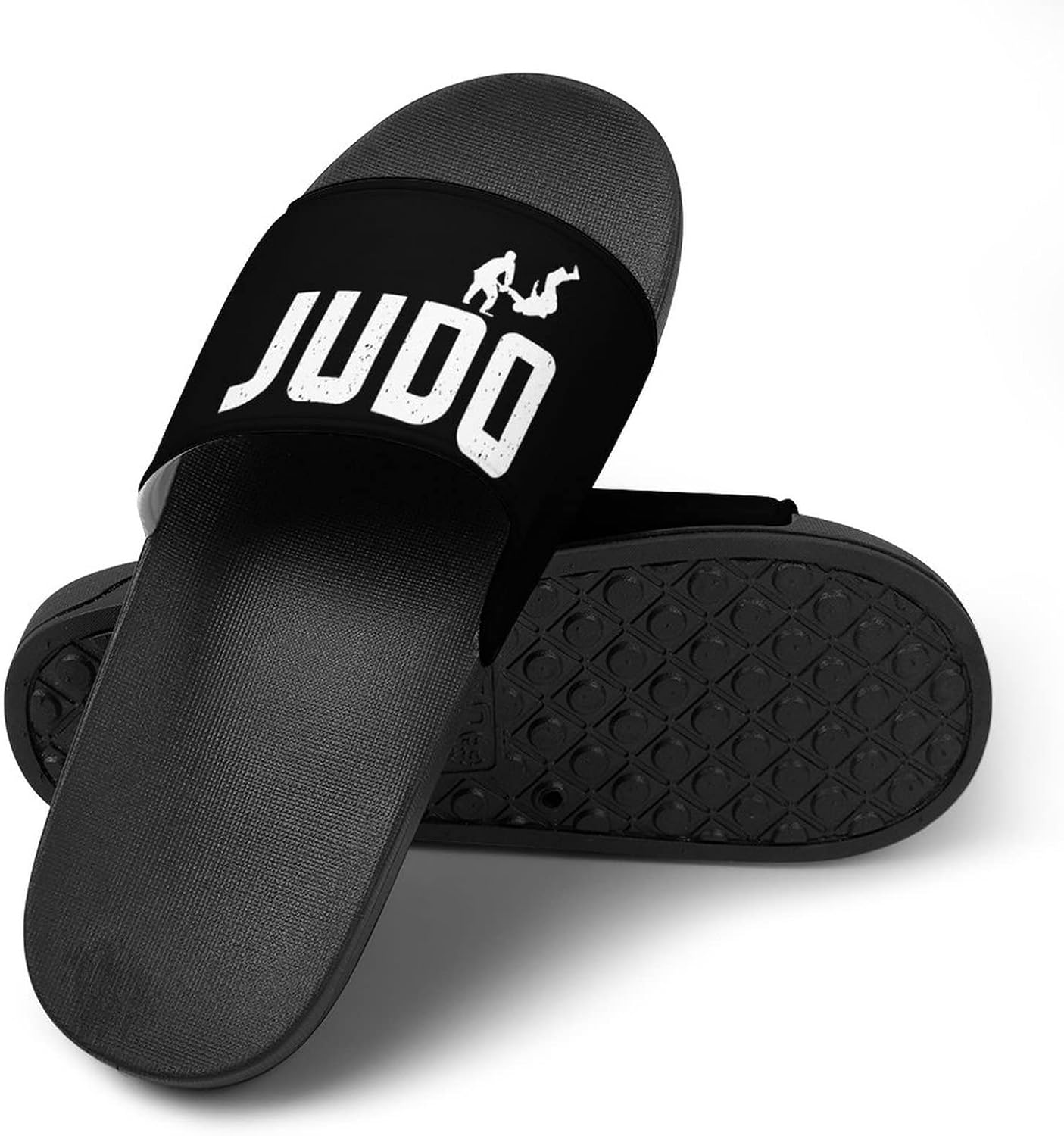 Домашние тапочки Judo с нескользящей подошвой, открытый носок, ПВХ, для душа, модные сандалии для мужчин и женщин Lugyrtwkn, 43 (265mm) Style — фото 4