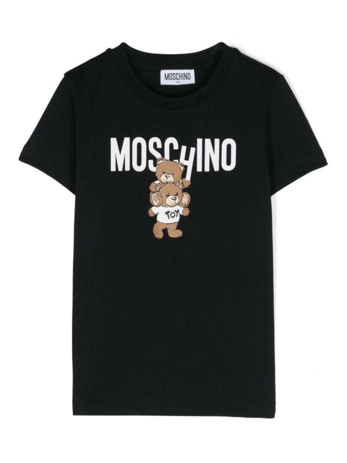 

Moschino Kids футболка с принтом Teddy Bear, черный