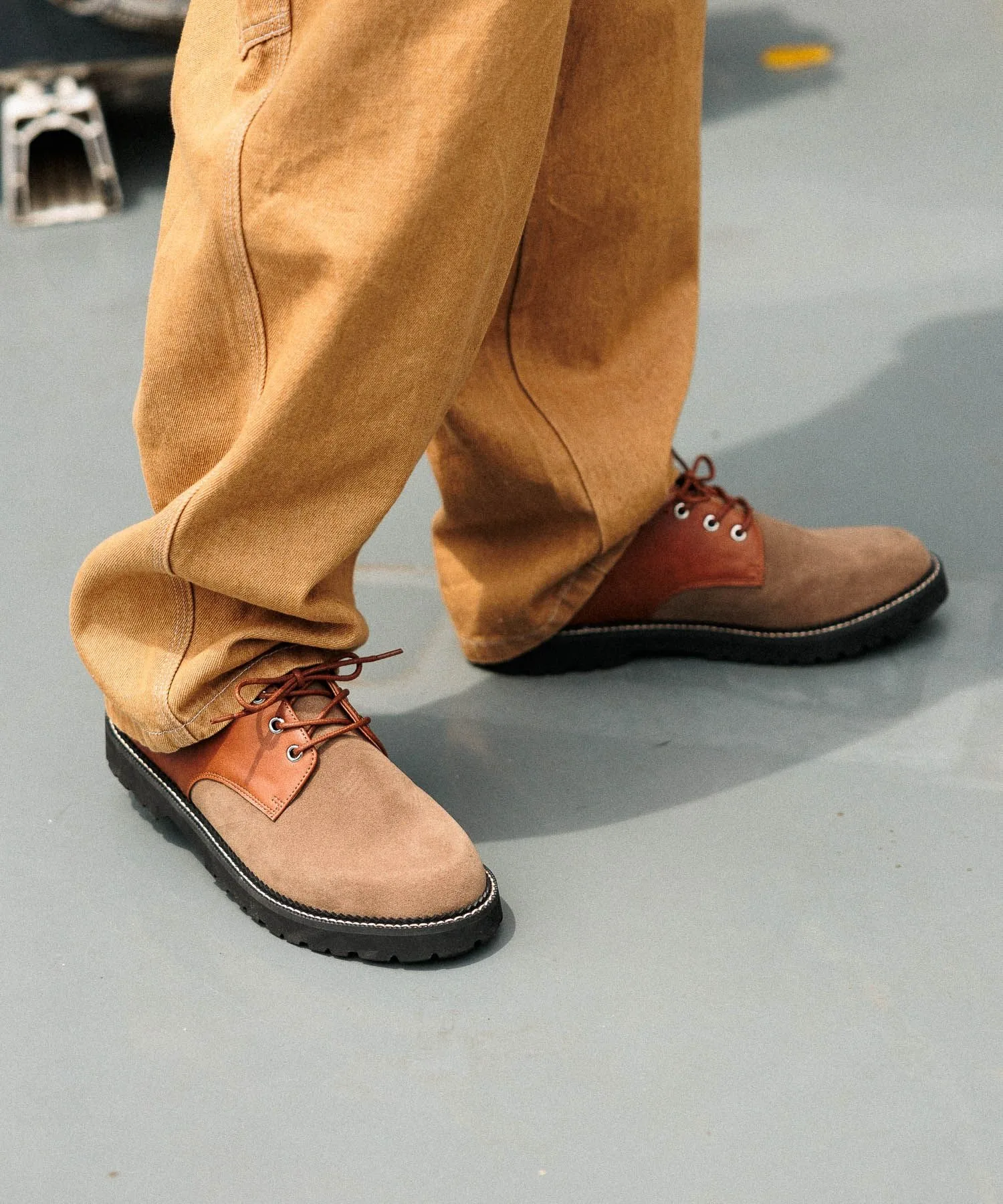 Мужские туфли с плоским носком NEW PLAIN TOE SHOES niko and... коричневые