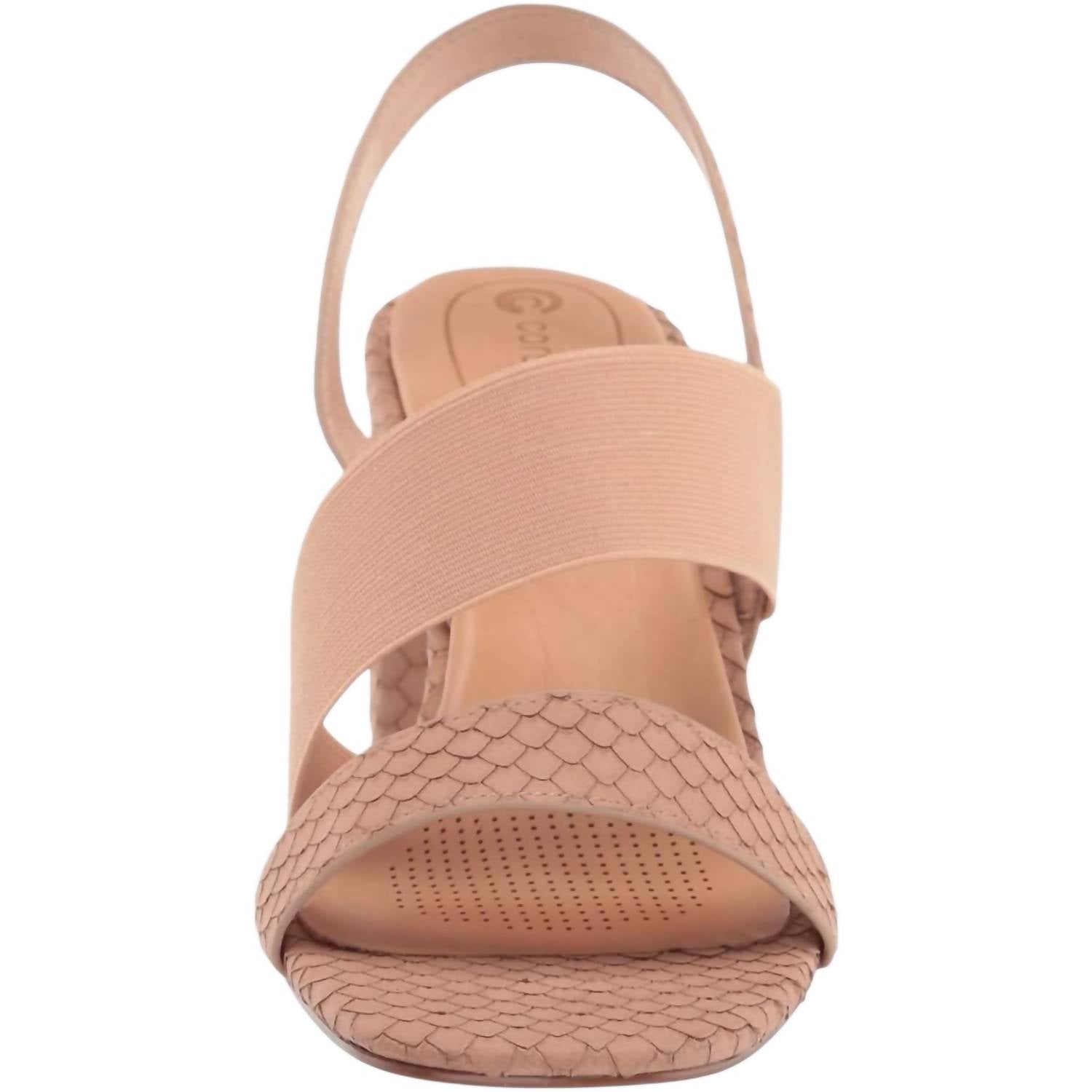 Женские босоножки на каблуке Hally2 в цвете Latte Fanci Snake Corso Como — фото 2