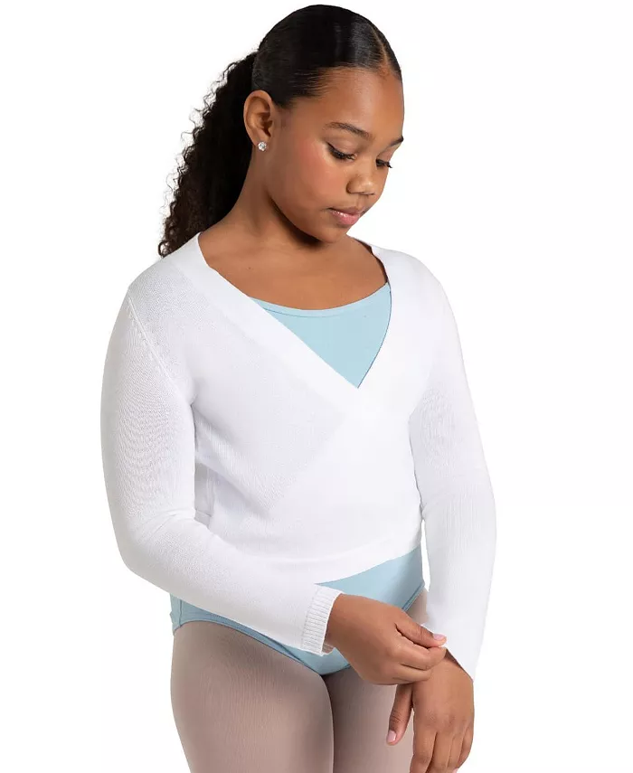 

Детский вязаный кардиган - для девочек Capezio, белый