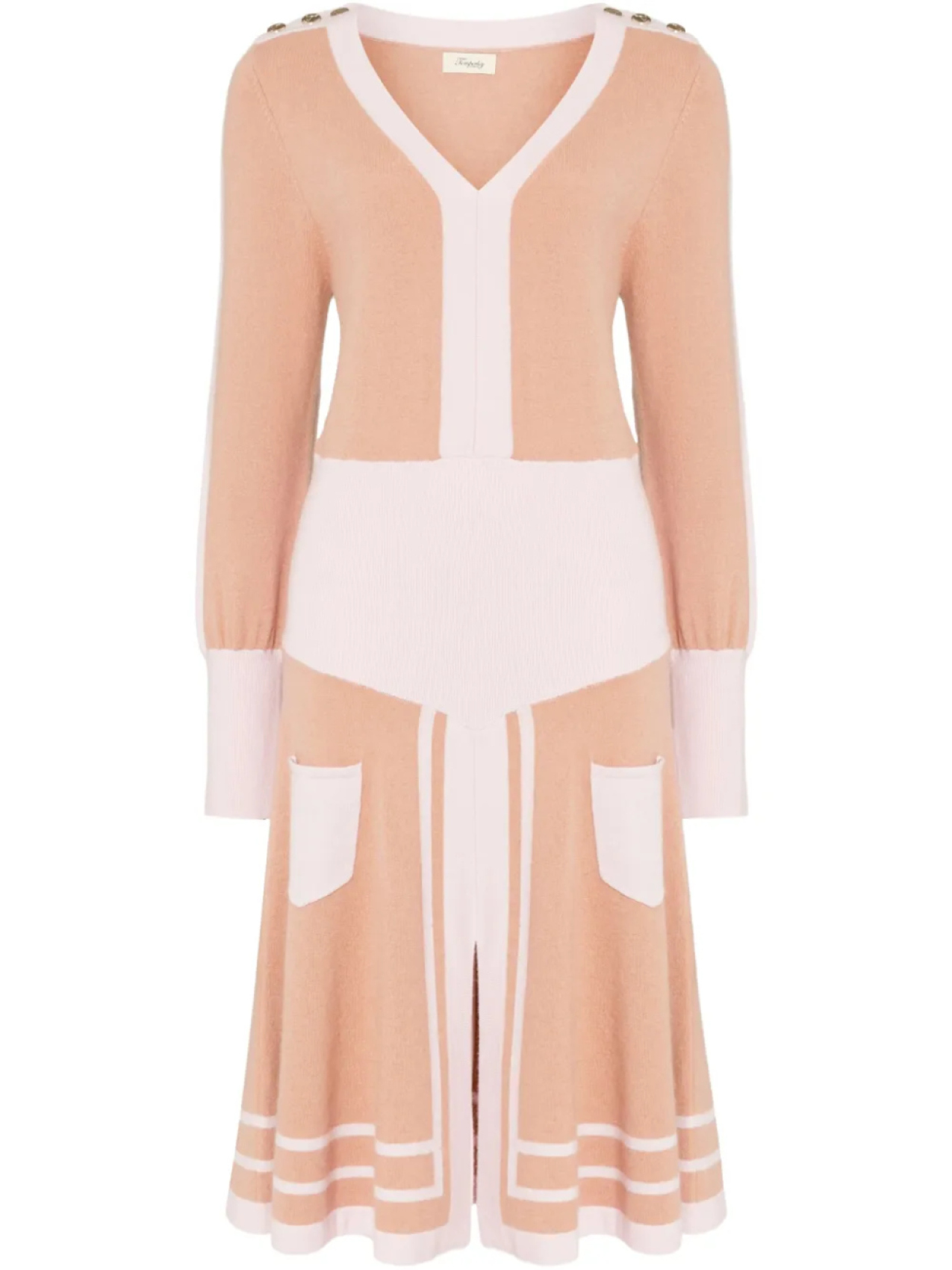 

Платье миди Bretton Temperley London, розовый