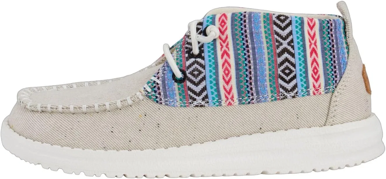 Туфли HEYDUDE Unisex - Erwachsene Wendy Mid Y Boho Crafted, Hellgrau/Mehrfarbig