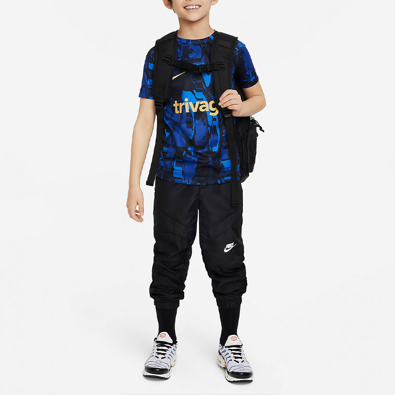 Детское футбольное джерси Nike Kids, цвет Pitch Blue — фото 3
