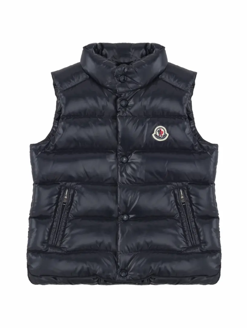 

Стеганый жилет Bernard Moncler, тёмно-синий