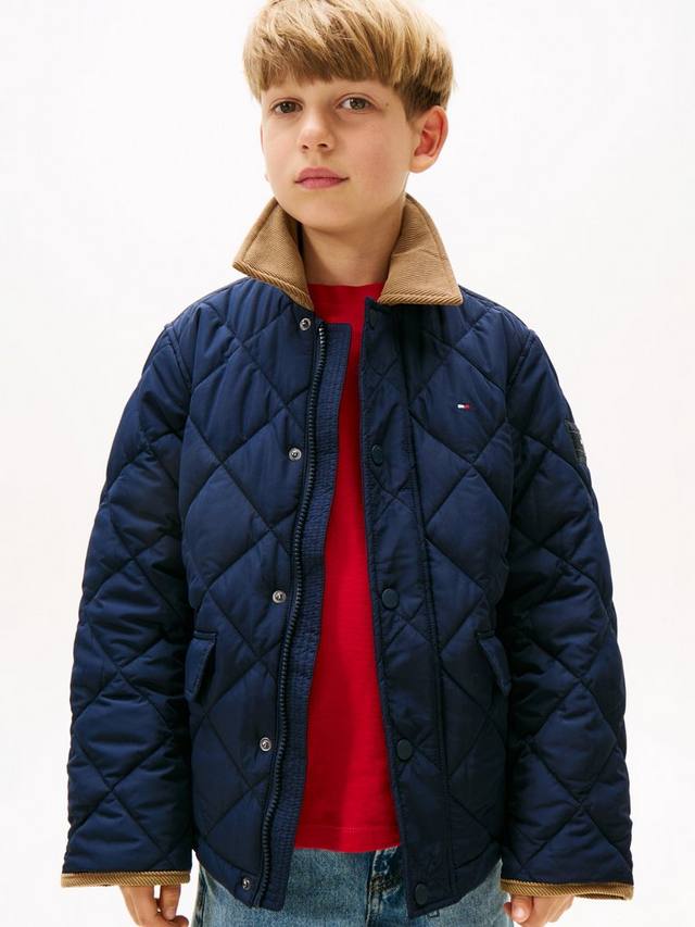 

Детская стеганая куртка Tommy Hilfiger, Dark Night Navy