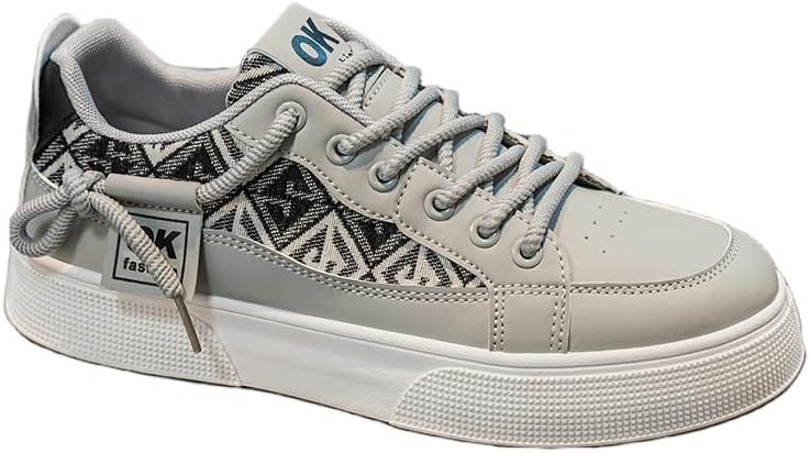 

Мужские легкие повседневные кроссовки HoaloX - удобные для активного отдыха и занятий спортом, серый