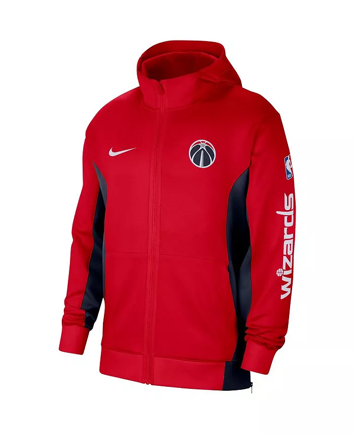 Мужская худи с полной застежкой-молнией Washington Wizards 2023/24 Authentic Showtime, красная Nike — фото 2