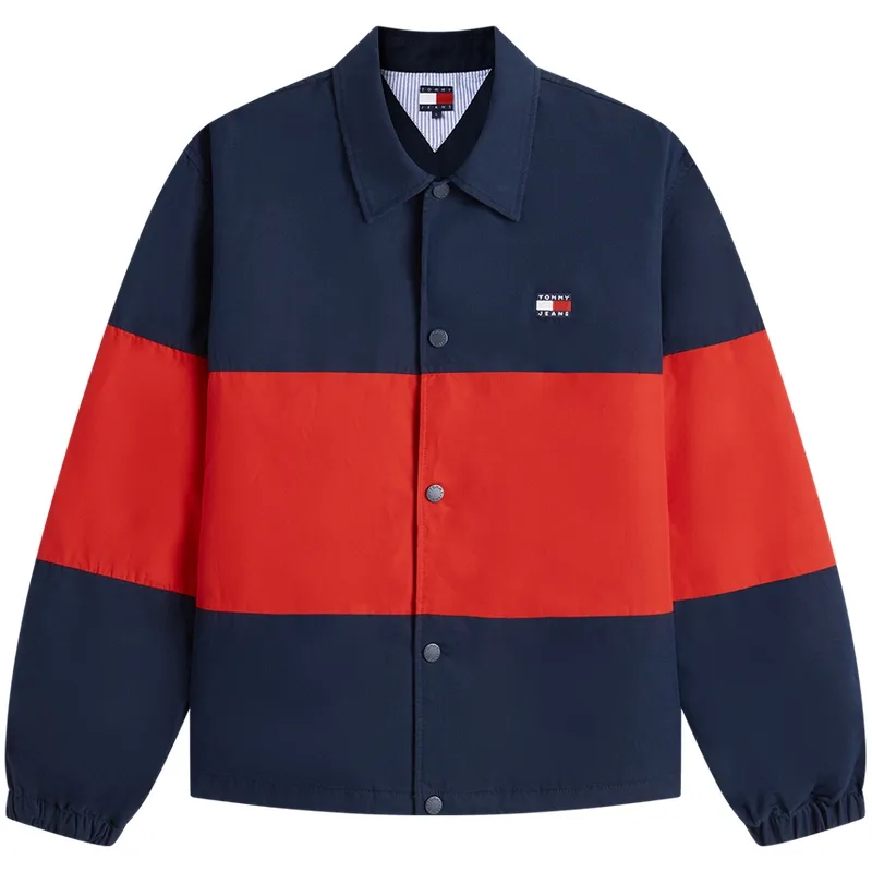 Рубашка мужская с лацканом Tommy Hilfiger, Navy Blue Red Multicolor C1G