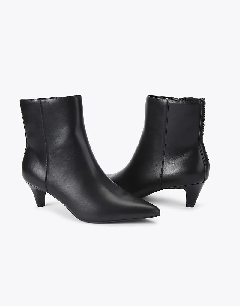 Низкие ботильоны KG Kurt Geiger Tansy черного цвета — фото 4