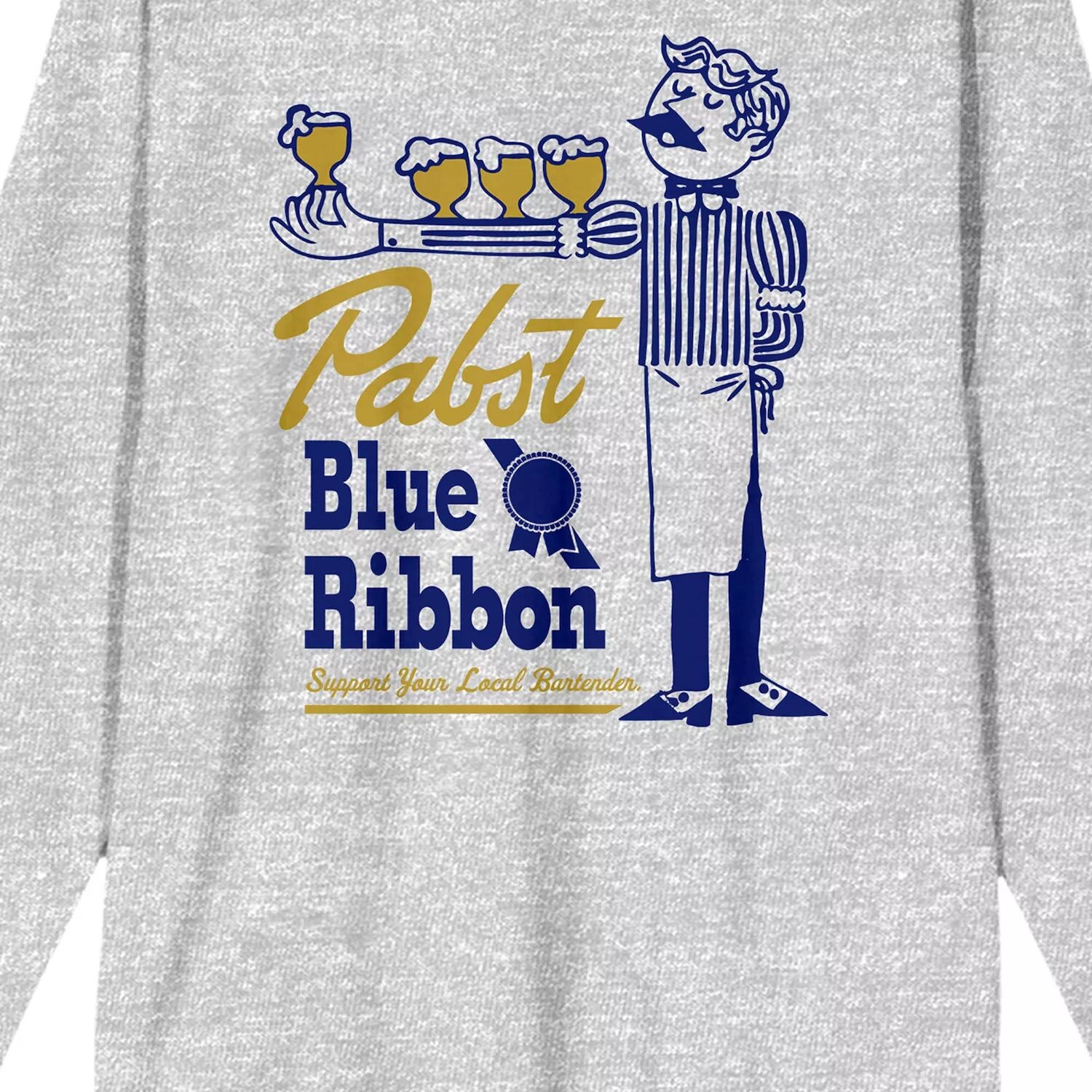

Мужская футболка Pabst Bartender с синей лентой Licensed Character