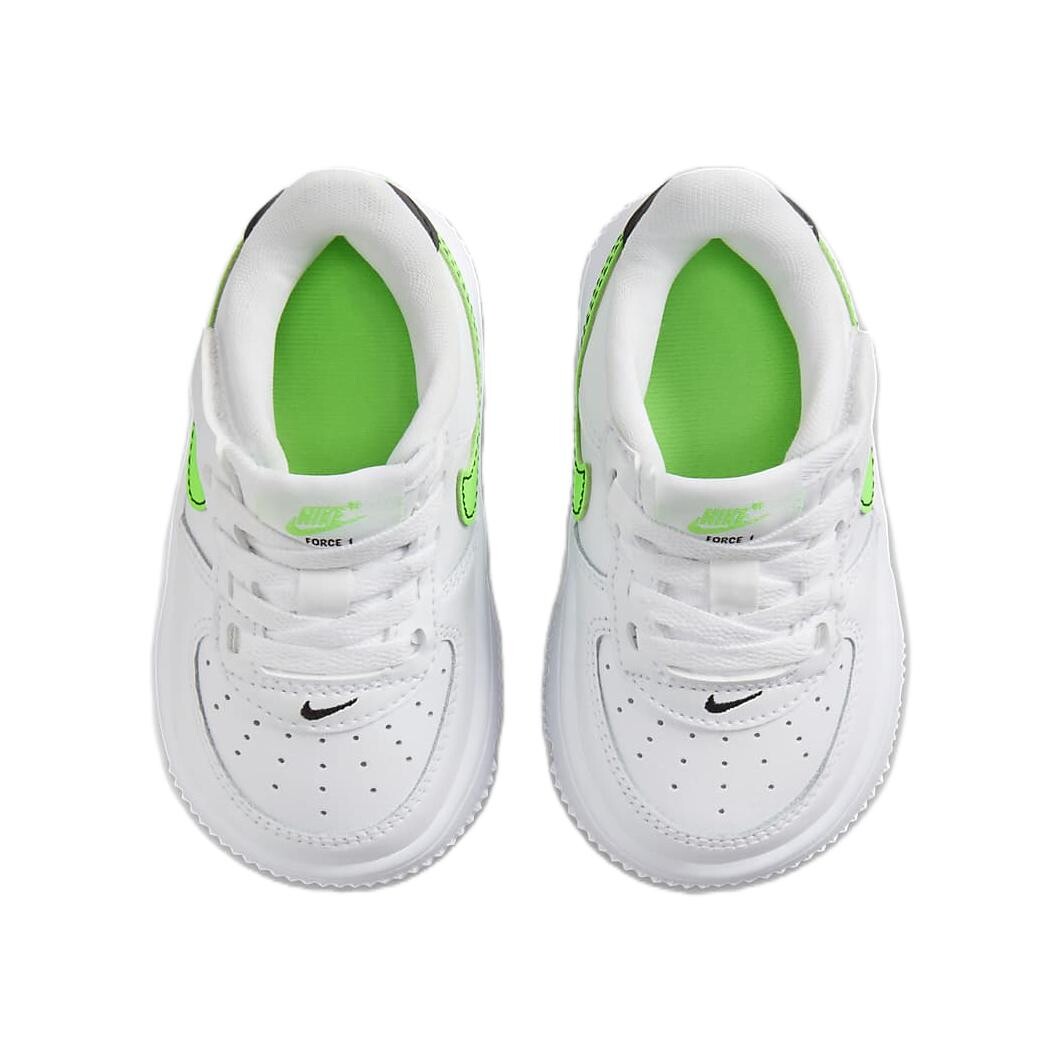 Кроссовки Nike Force 1 Low EasyOn TD 'White Green Strike', зеленый — фото 4