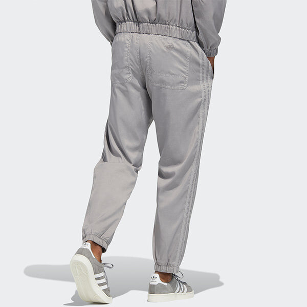 Спортивные штаны adidas originals G Wash Track Pt Solid Color Loose Bundle Feet Sports Pants Gray, серый — фото 4
