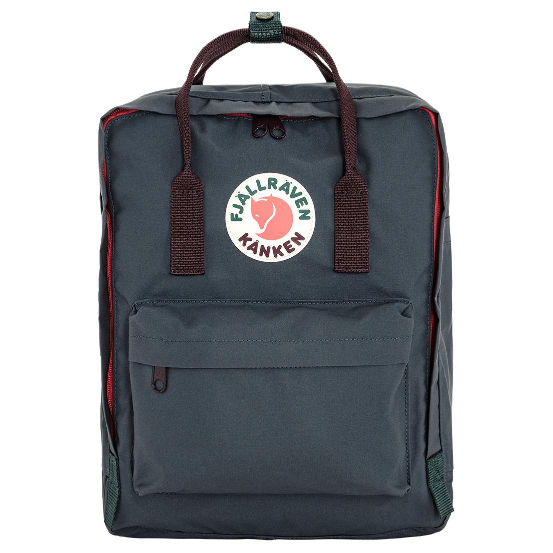 

Fjallraven Рюкзак Kanken Vinylon Unisex Graphite Black & Black Berry