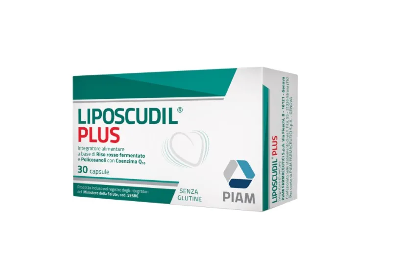 

Liposcudil Plus 30 капсул, добавка для контроля уровня холестерина