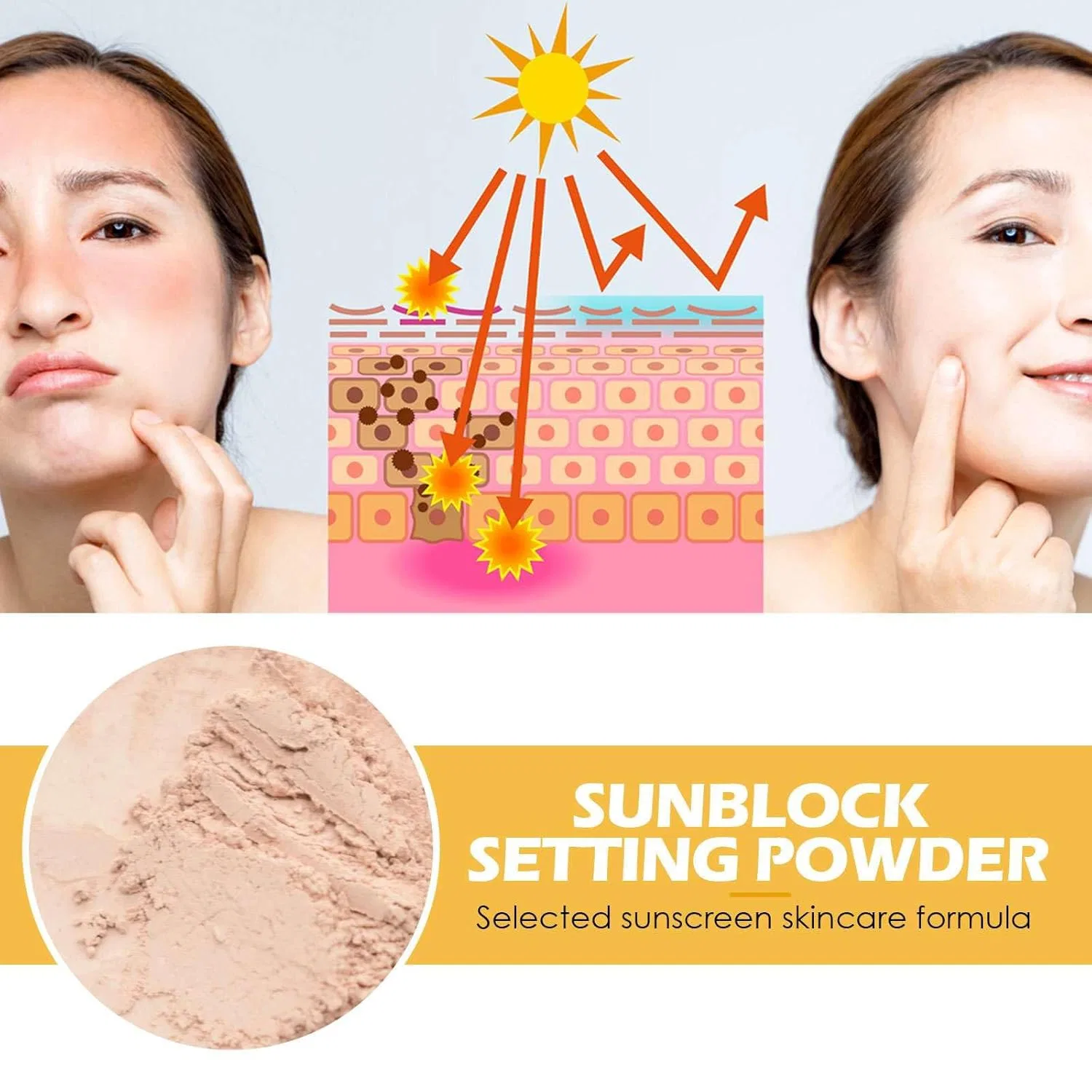 Минеральная пудра для лица с SPF 50+ и контролем жирности Generisch — фото 4