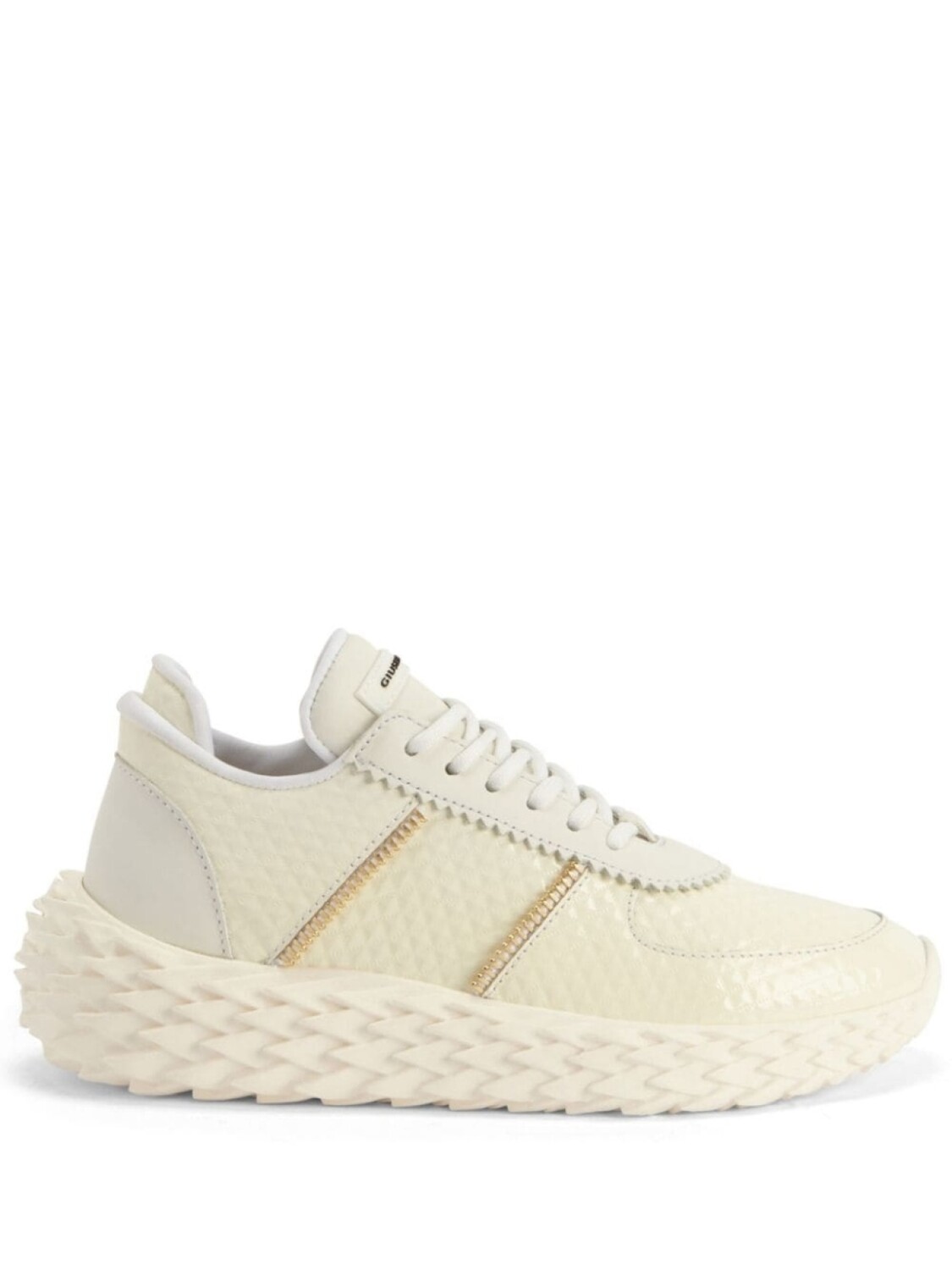 

Giuseppe Zanotti фактурные кроссовки Urchin, белый