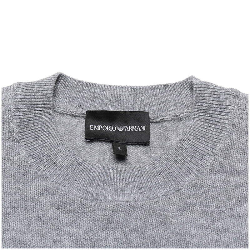 Свитер EMPORIO ARMANI мужской весна-лето 2023 серый — фото 4