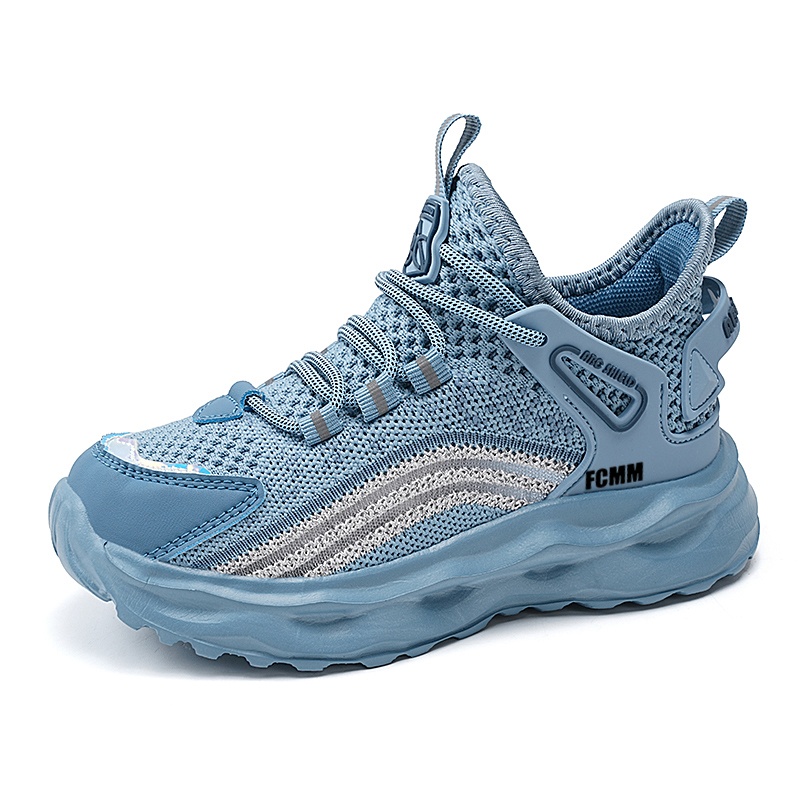 

Амортизация, дышащие, поддерживающие низкие кеды для детей FCMM, синий