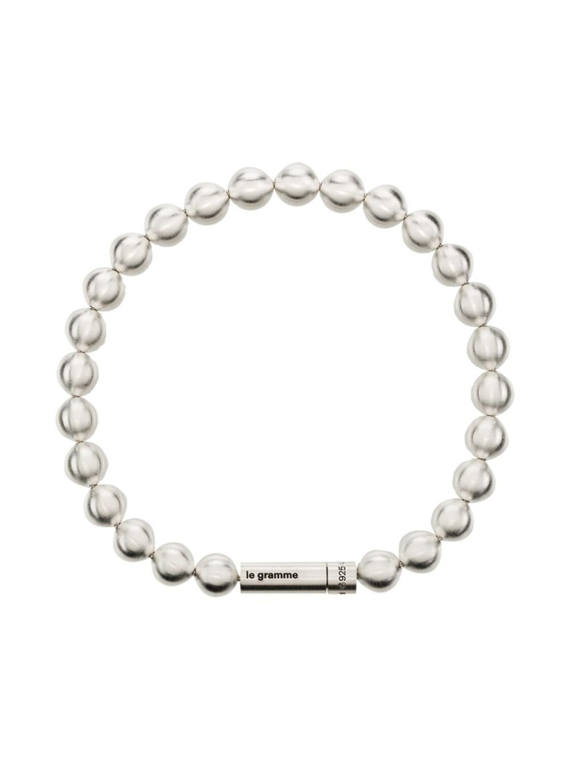 

Серебряный браслет Le 47g с бусинами Le Gramme