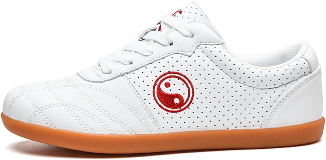 

Унисекс обувь для боевых искусств, обувь для тхэквондо для взрослых и детей, дышащие кроссовки для кунг-фу и тай-цзи Vibliss, белый