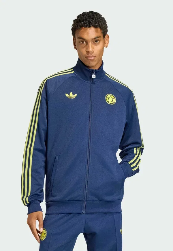 Толстовка Colombia originals track national team wear Adidas Performance, темно-синий — фото 2