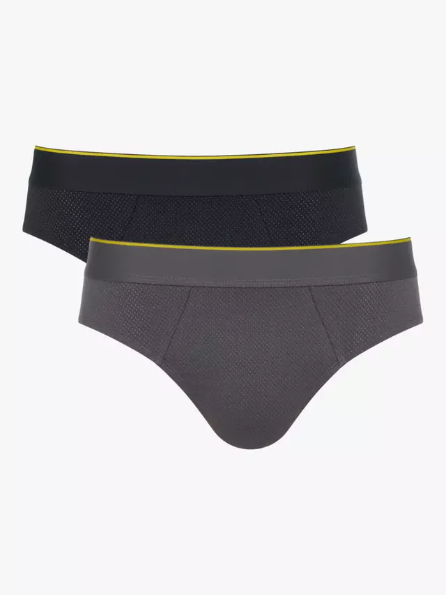 

Трусы sloggi Ever Airy Cotton 2 шт, цвет black/grey