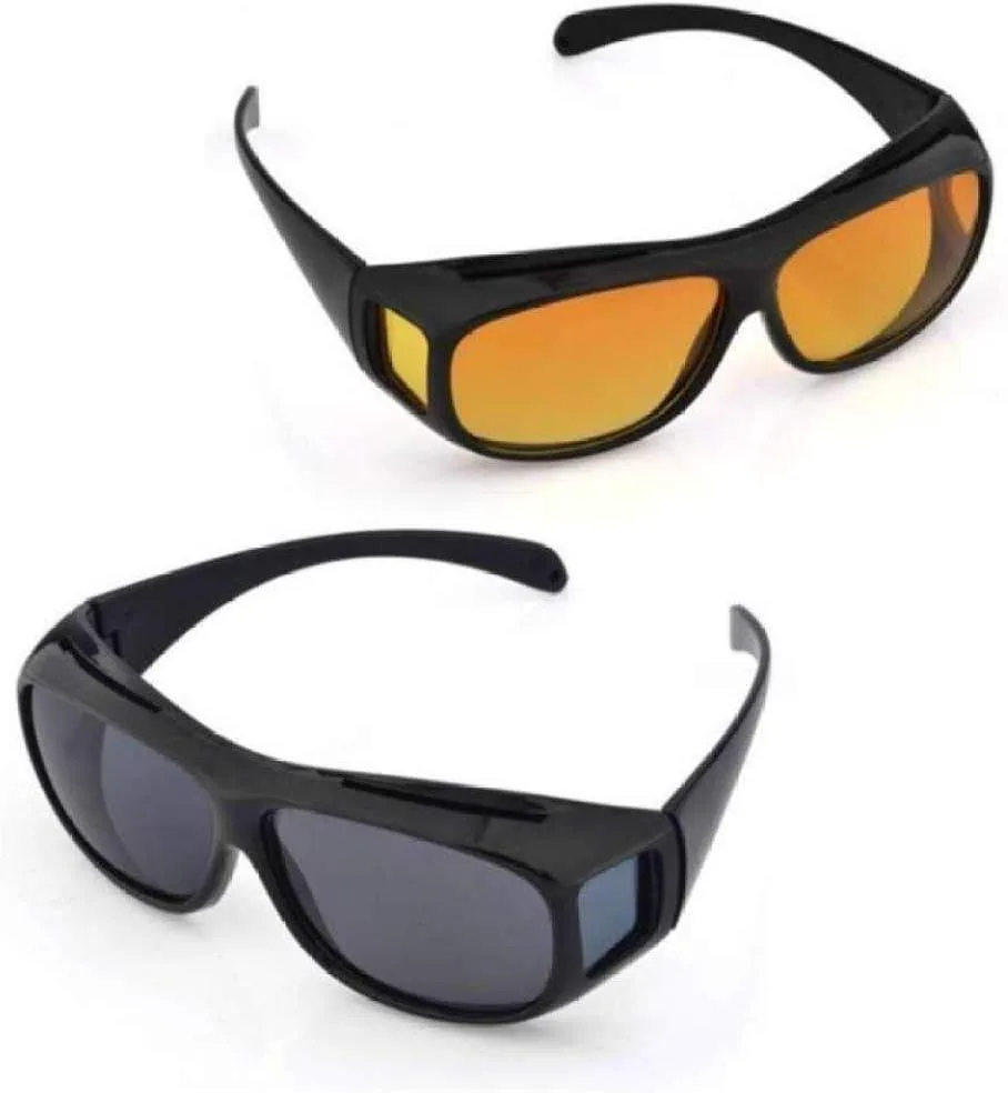 

Солнцезащитные очки Boolavard 2 шт. HD для дневного и ночного видения, с антибликовым покрытием и поляризованными линзами, для мужчин и женщин, Multicolor