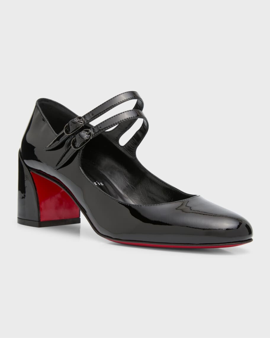 Лакированные туфли-лодочки Miss Jane с красной подошвой Christian Louboutin — фото 3