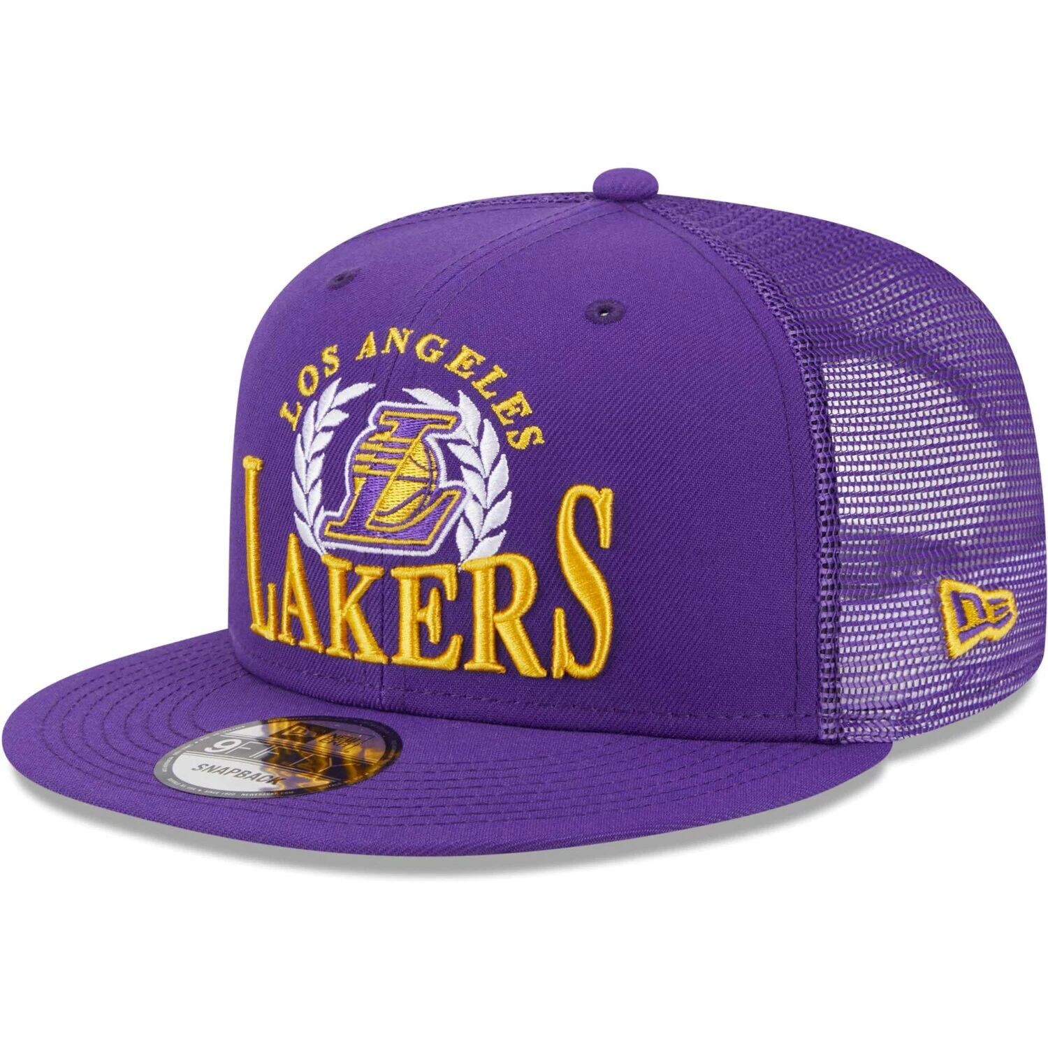 

Мужская бейсболка New Era Purple Los Angeles Lakers Bold Laurels 9FIFTY Snapback
