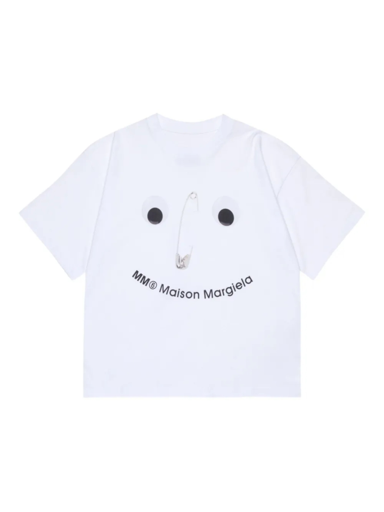 

Футболка хлопковая MM6 Maison Margiela Kids, белый
