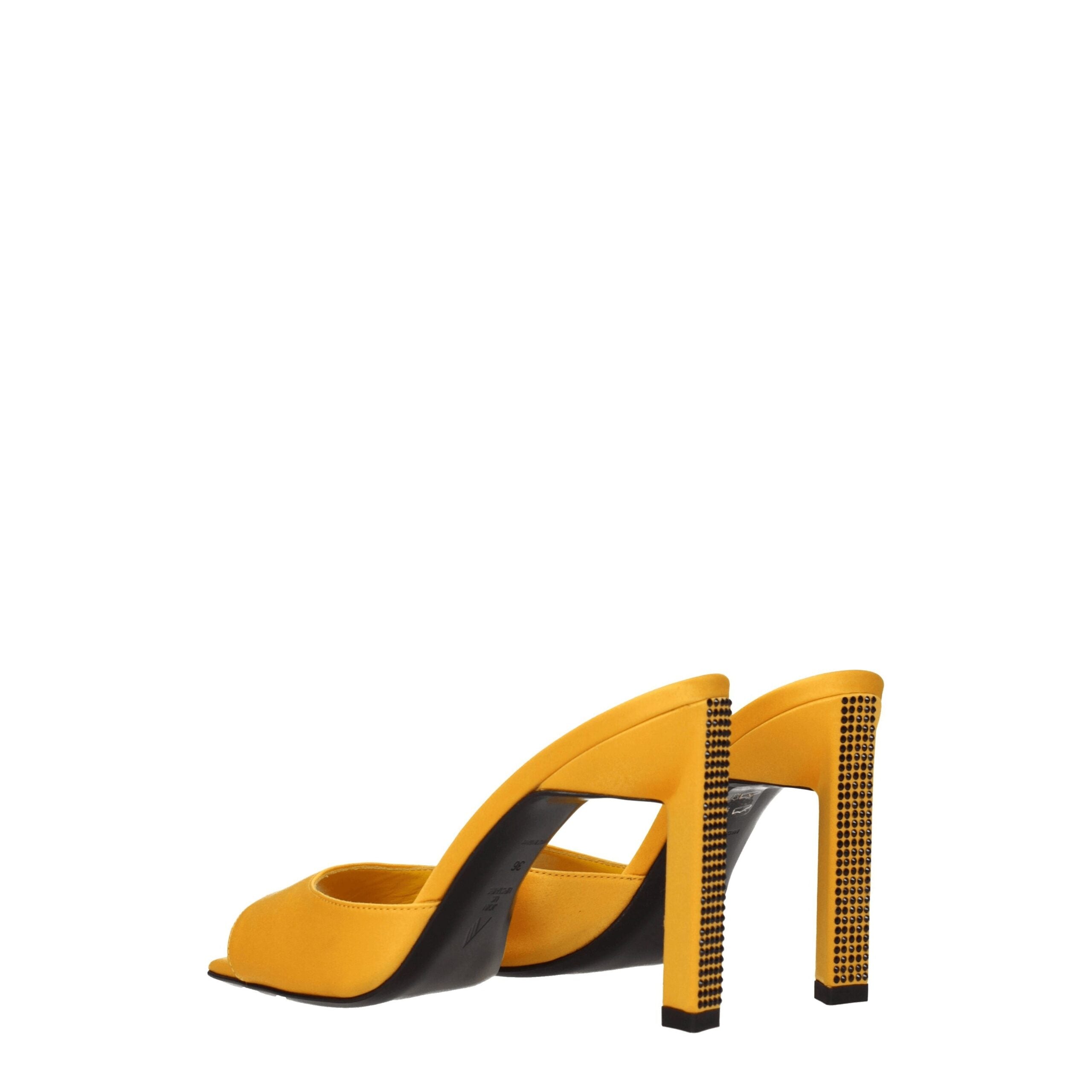 The Attico Satin Women's Sandal, оранжевый — фото 4