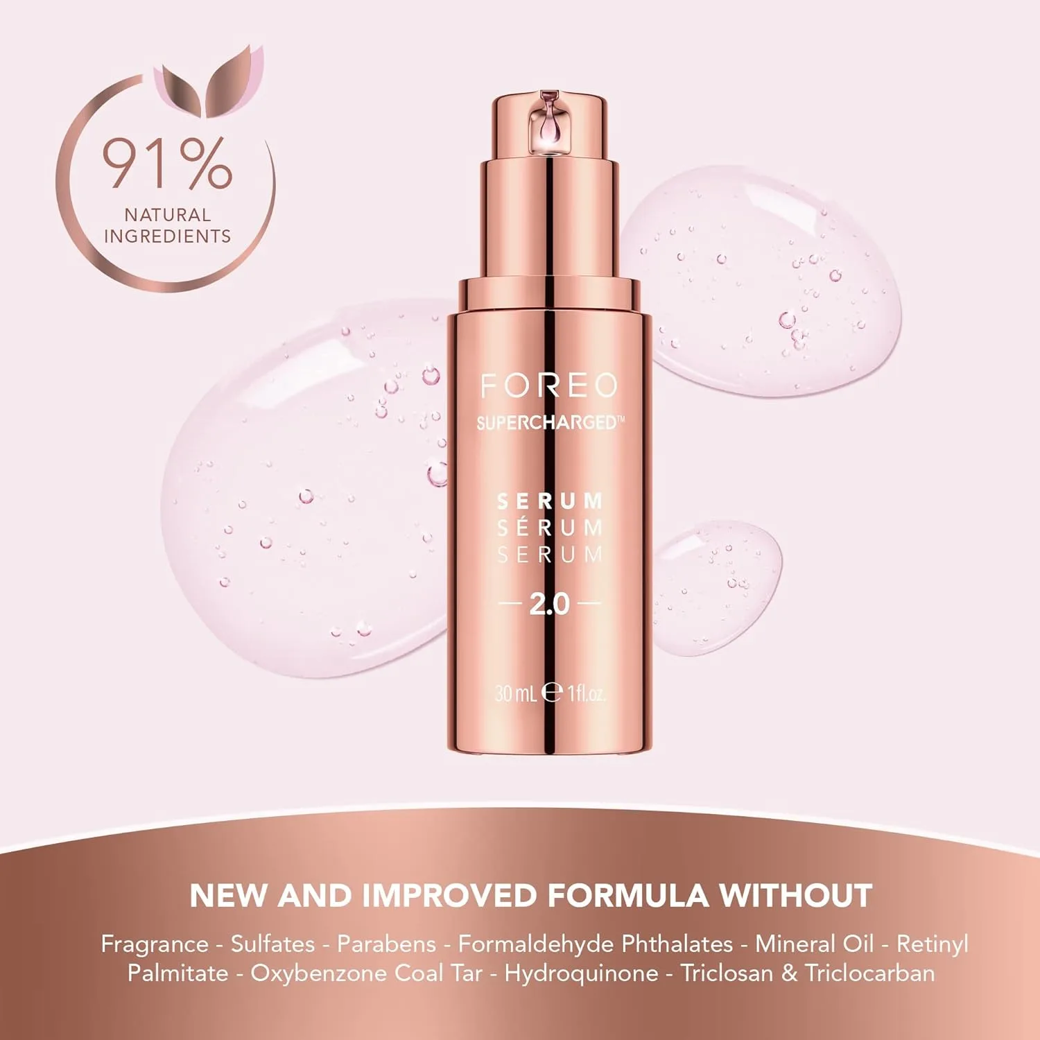 FOREO Age-Defying Bear Bundle - устройство для микротокового массажа Bear и 2 сыворотки-проводника по 30 мл - набор для мгновенного лифтинга, фуксия, Fuchsia Bundle — фото 4