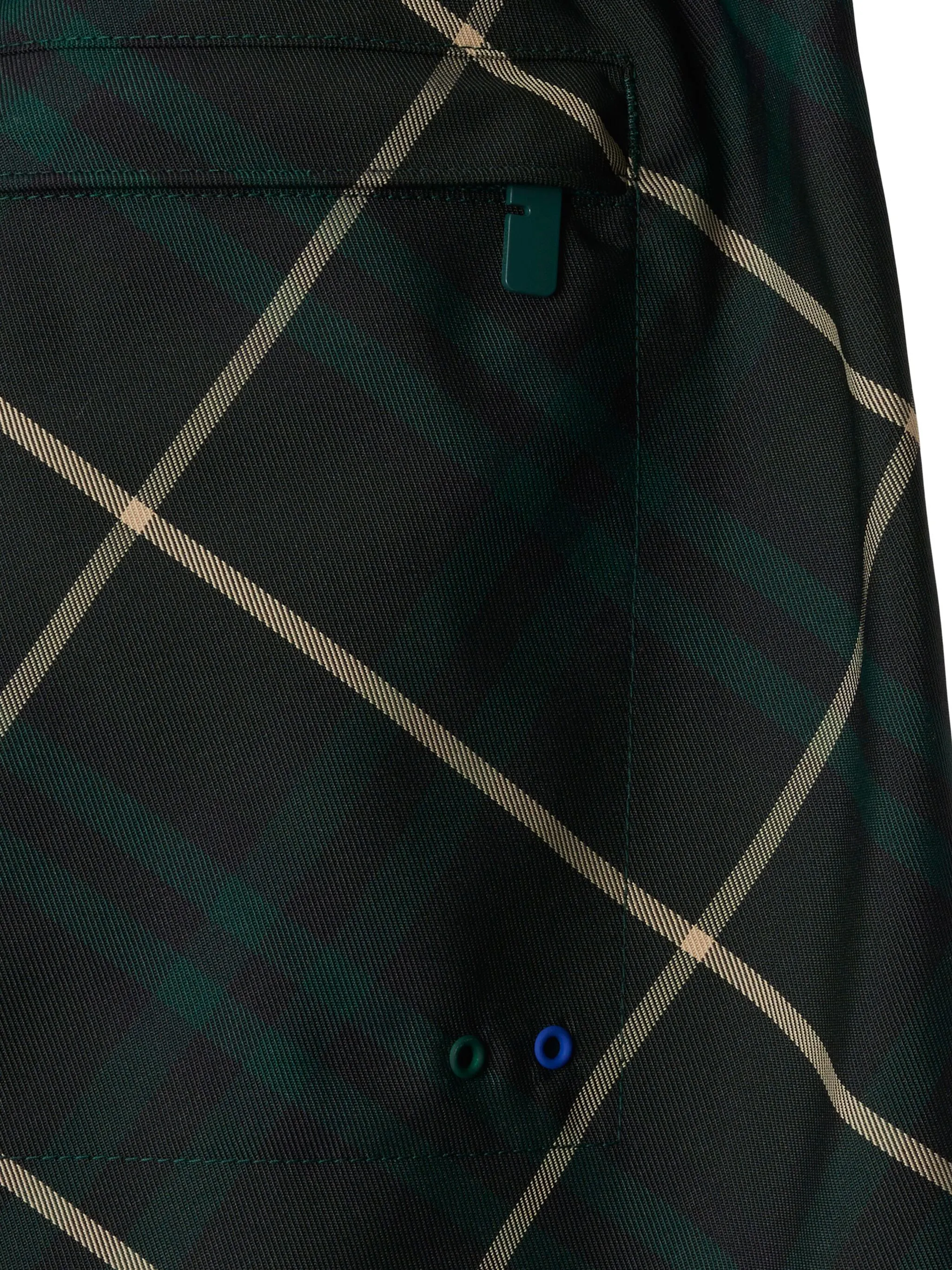 Шорты-бермуды Burberry Vintage Check, зеленый — фото 3