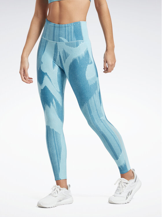 

Леггинсы slim fit Lux Perform HA4373 Reebok, синий