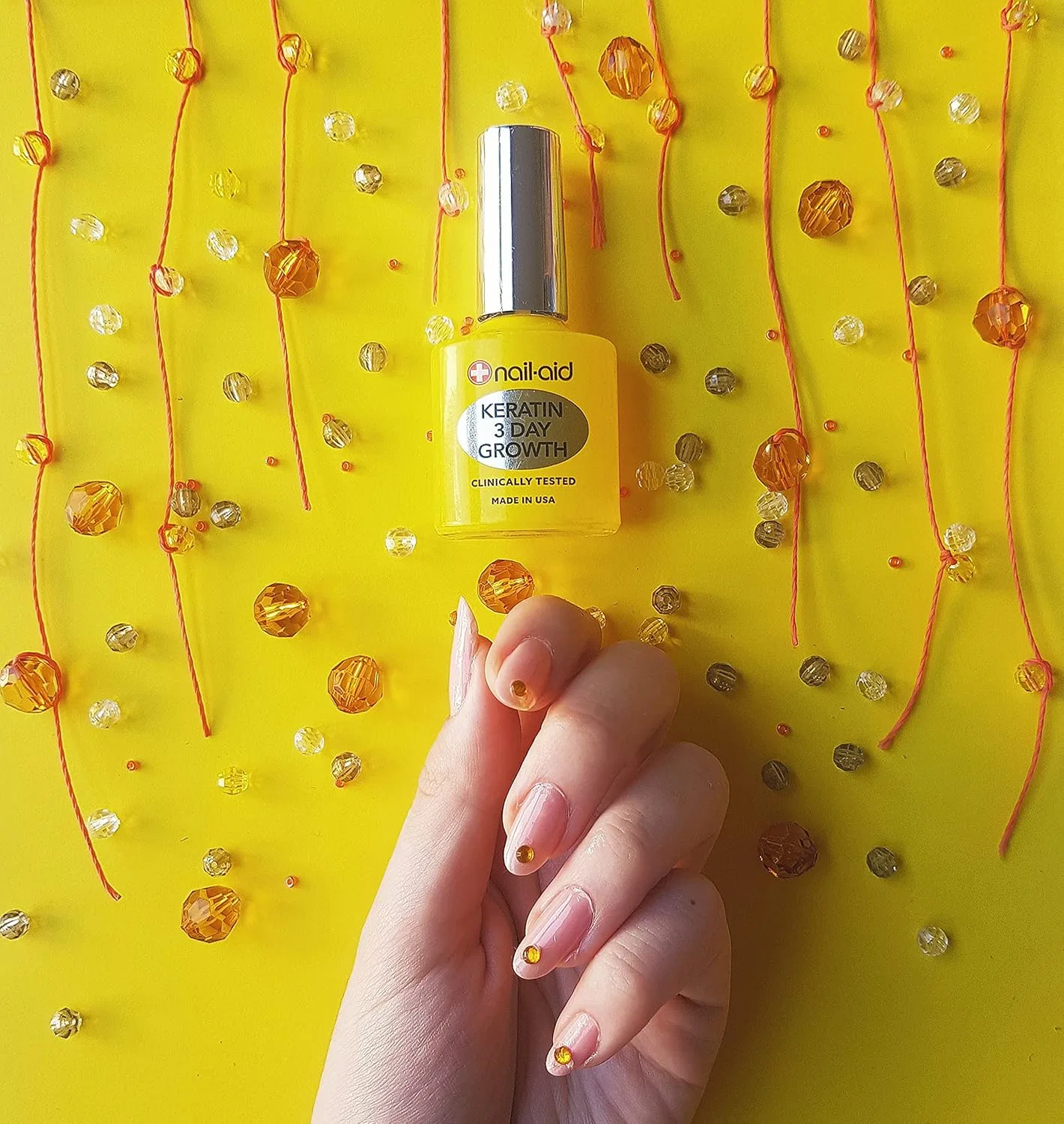 Средство для роста ногтей Nail-Aid Keratin 3-Day Growth, 16 мл Nail-Aid — фото 4