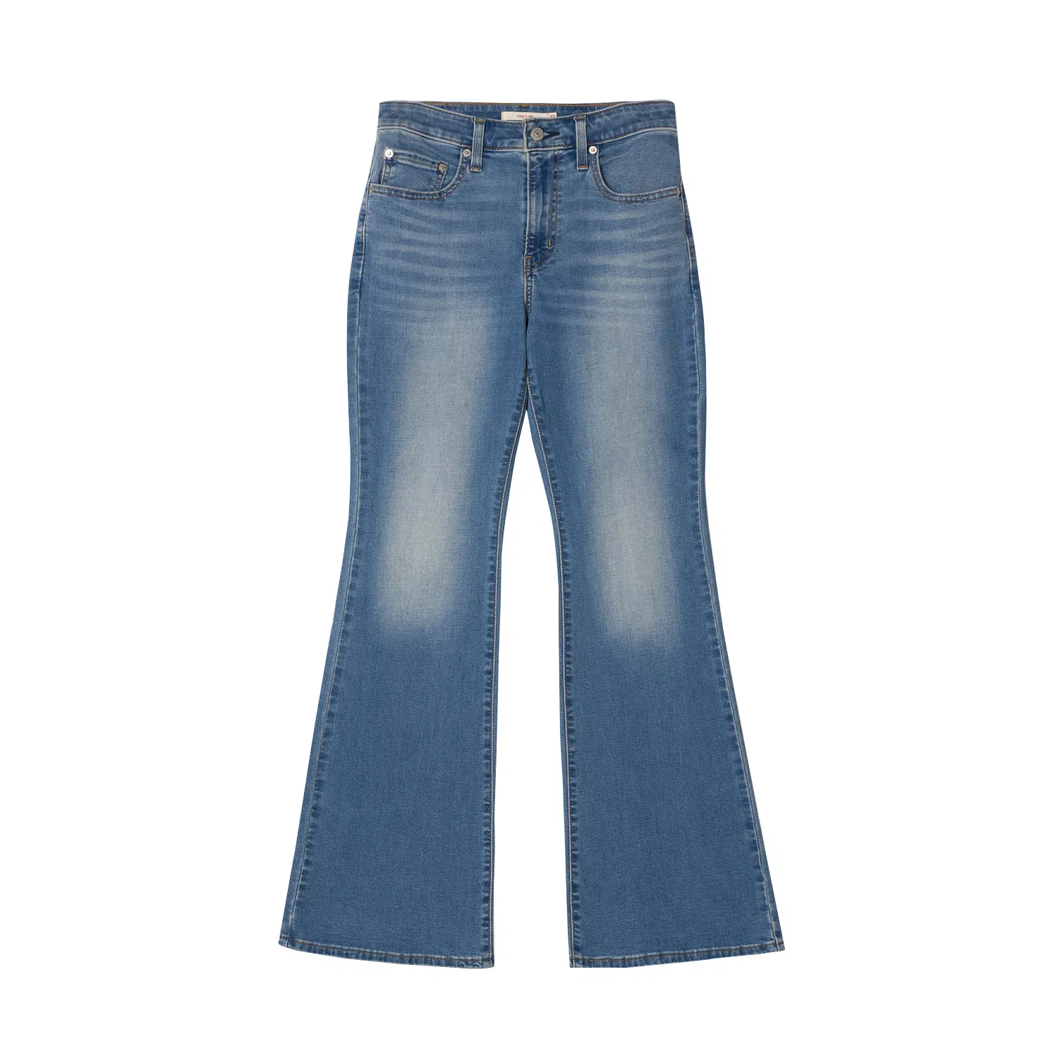 Джинсы женские light blue, умеренно расклешенные Levis