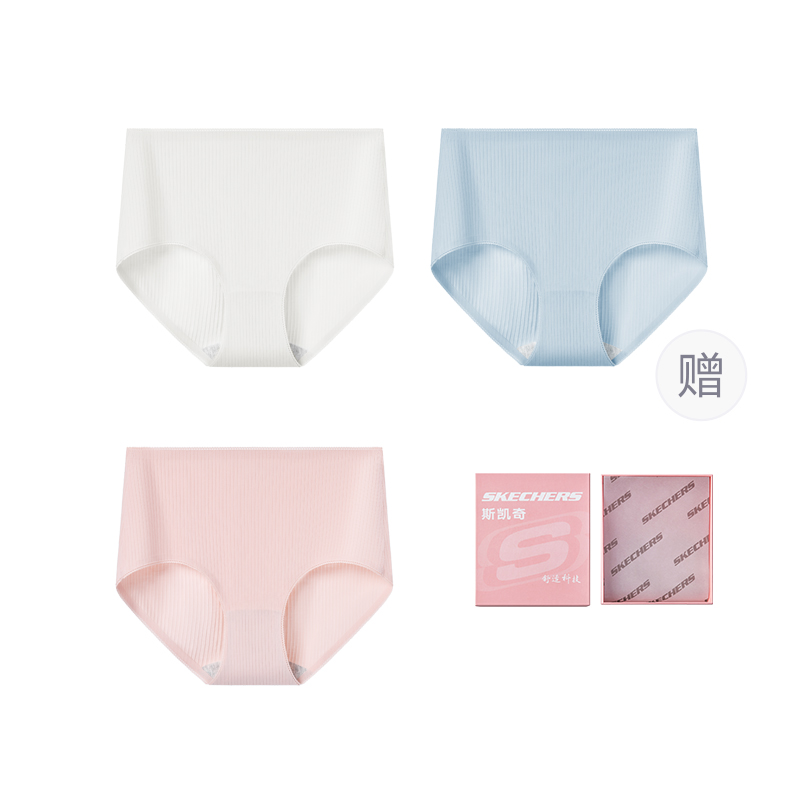 

Женские трусики набор из 3 штук, подарочная упаковка Skechers, белый
